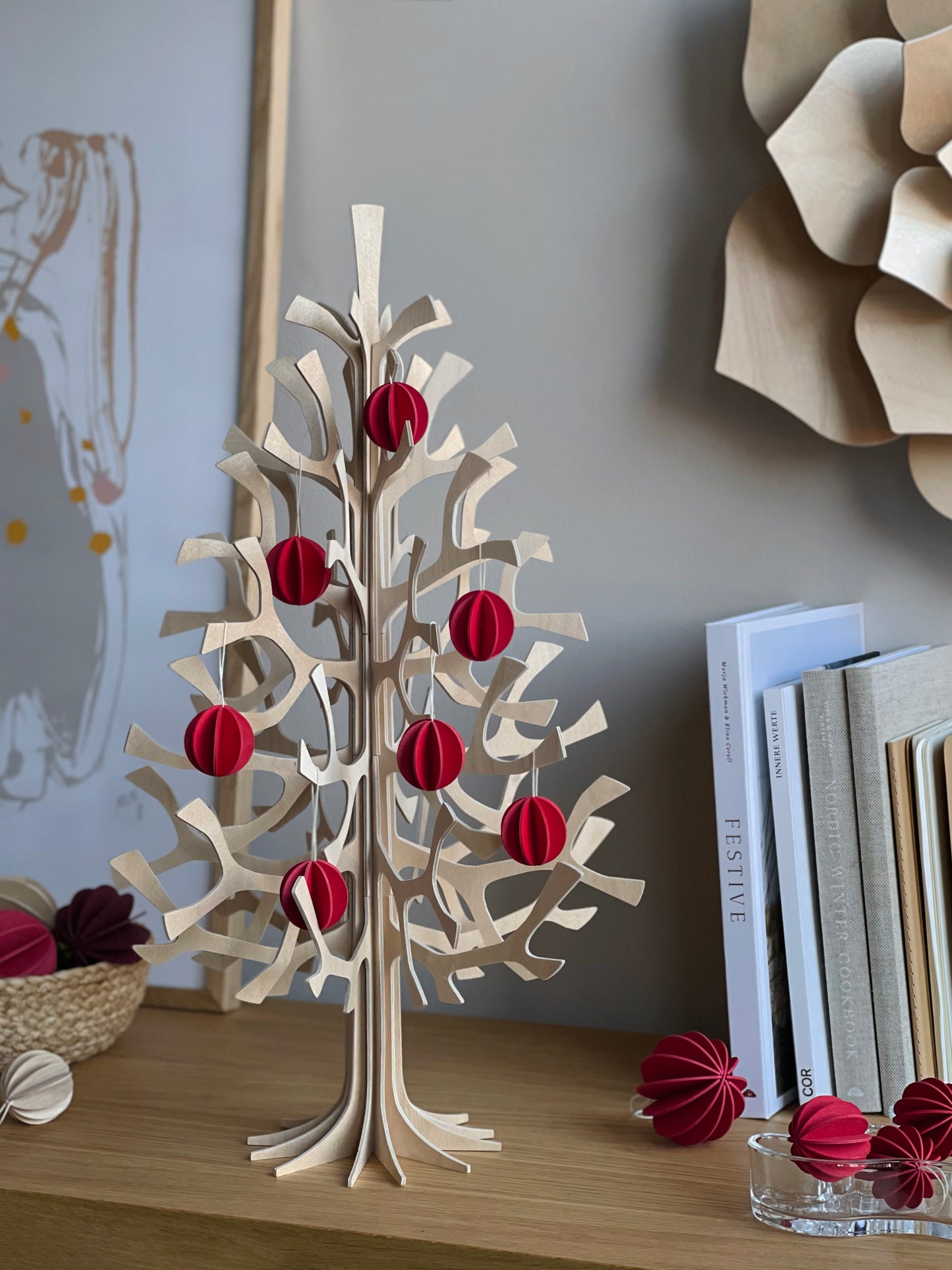 Sapin de Noël en bois