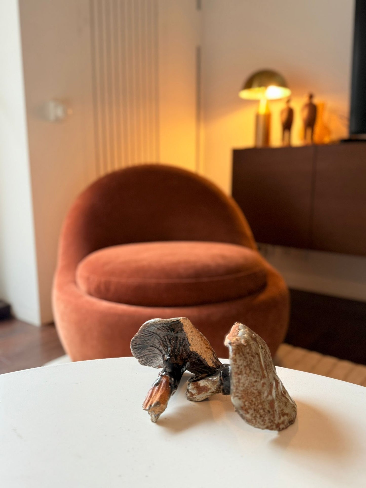 Champignon en céramique