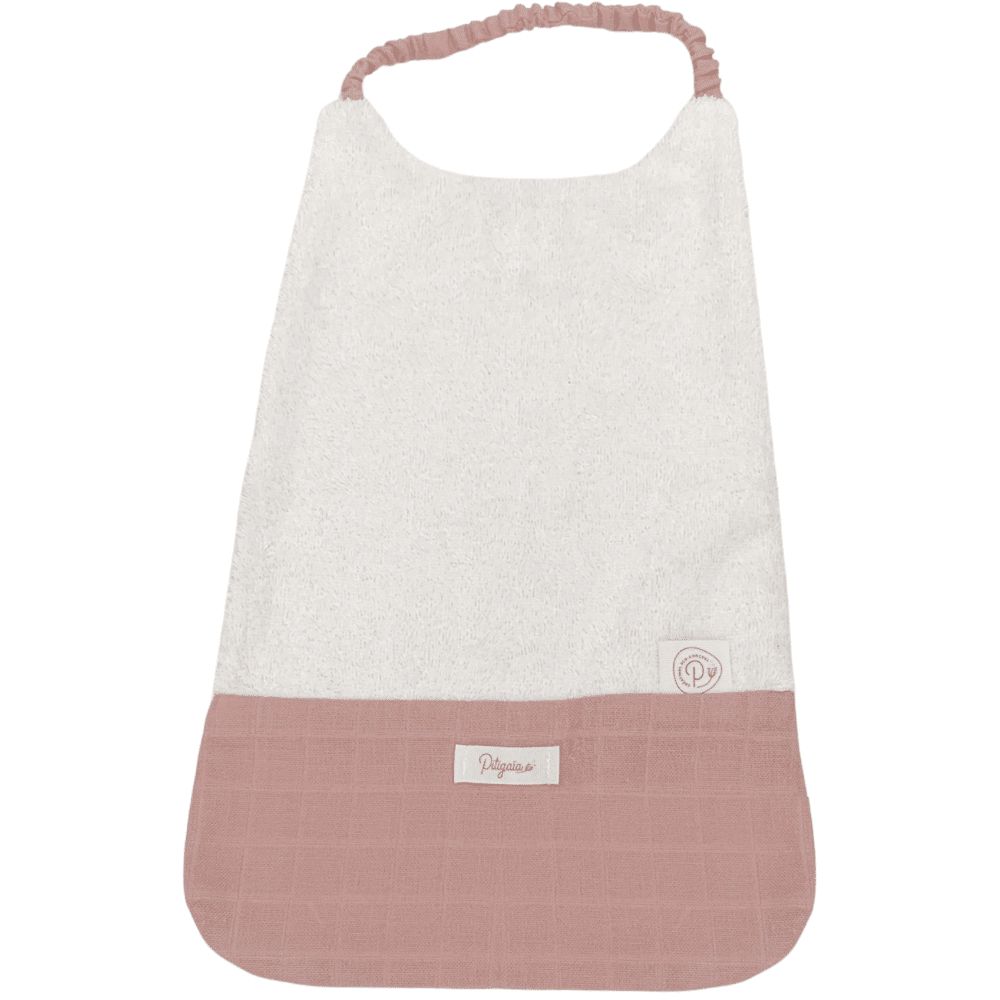 Bavoir élastiqué en coton bio