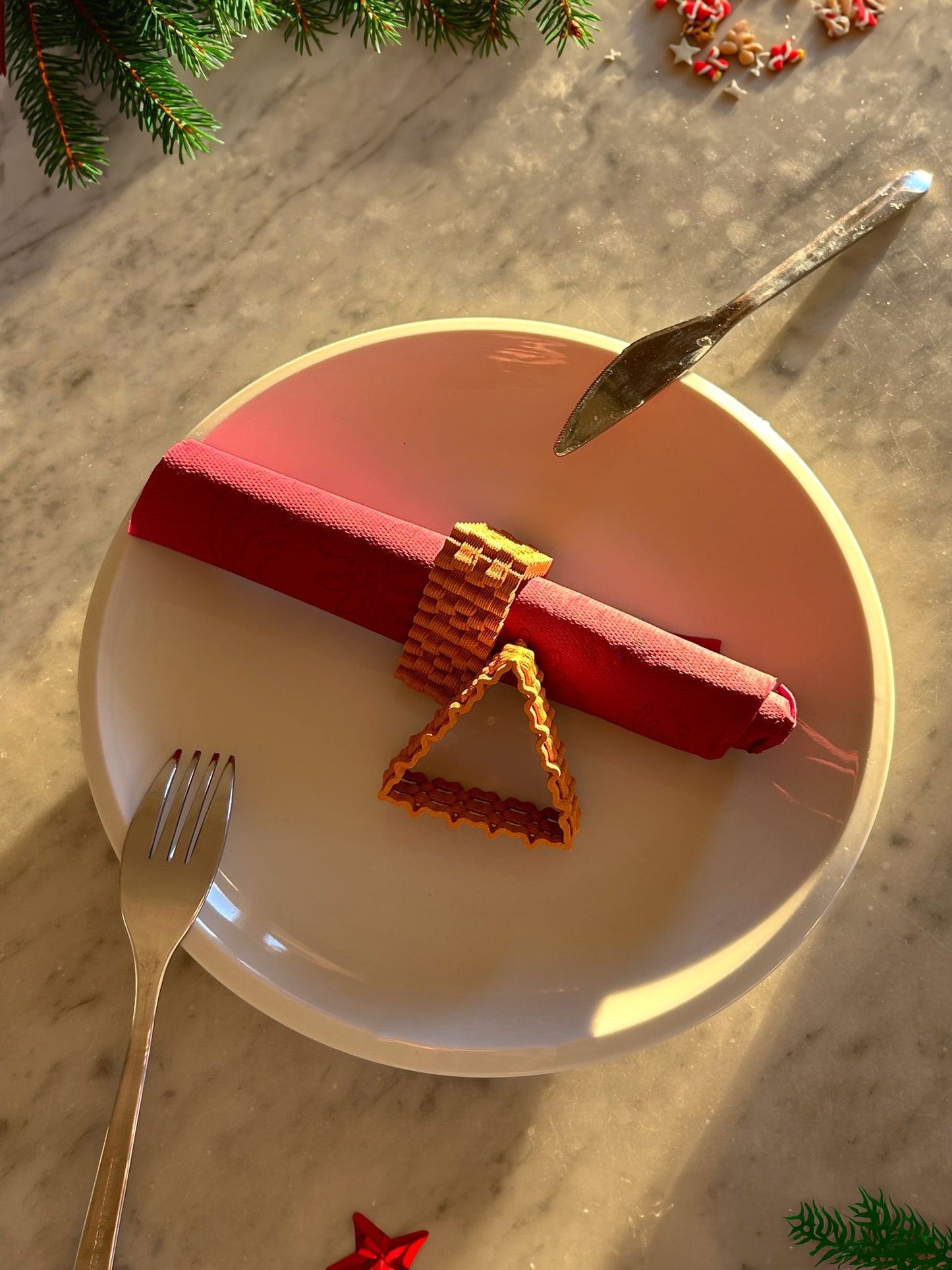 Set de 4 ronds de serviettes Fiocco