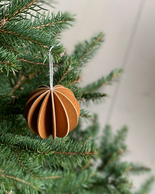 Lot de 4 boules de Noël Cinnamon