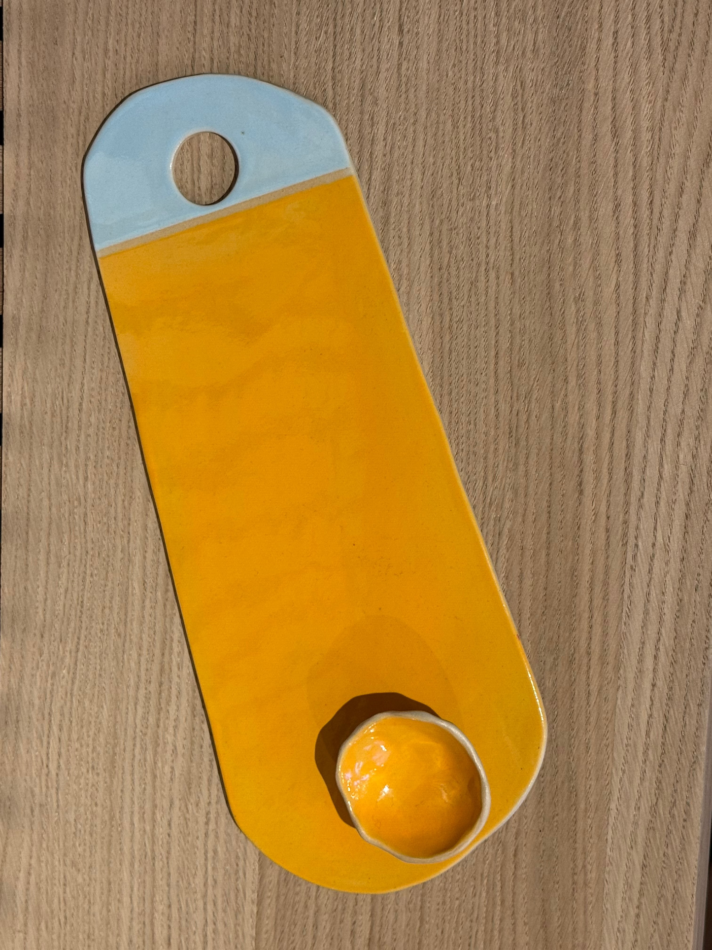 Planche Color - orange & bleu pastel