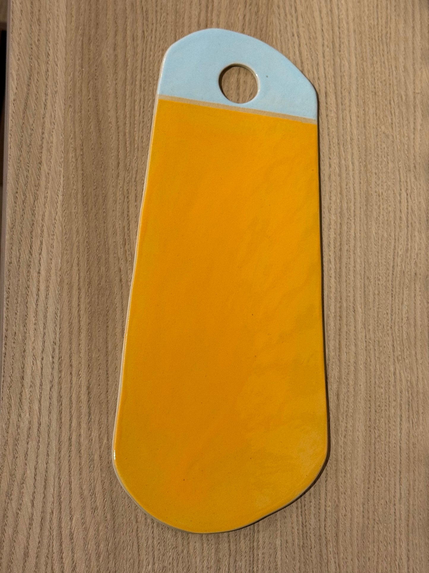 Planche Color - orange & bleu pastel