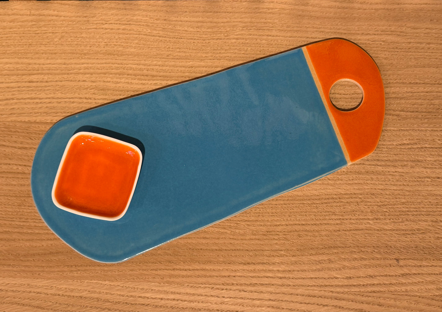Planche color - bleu & orange