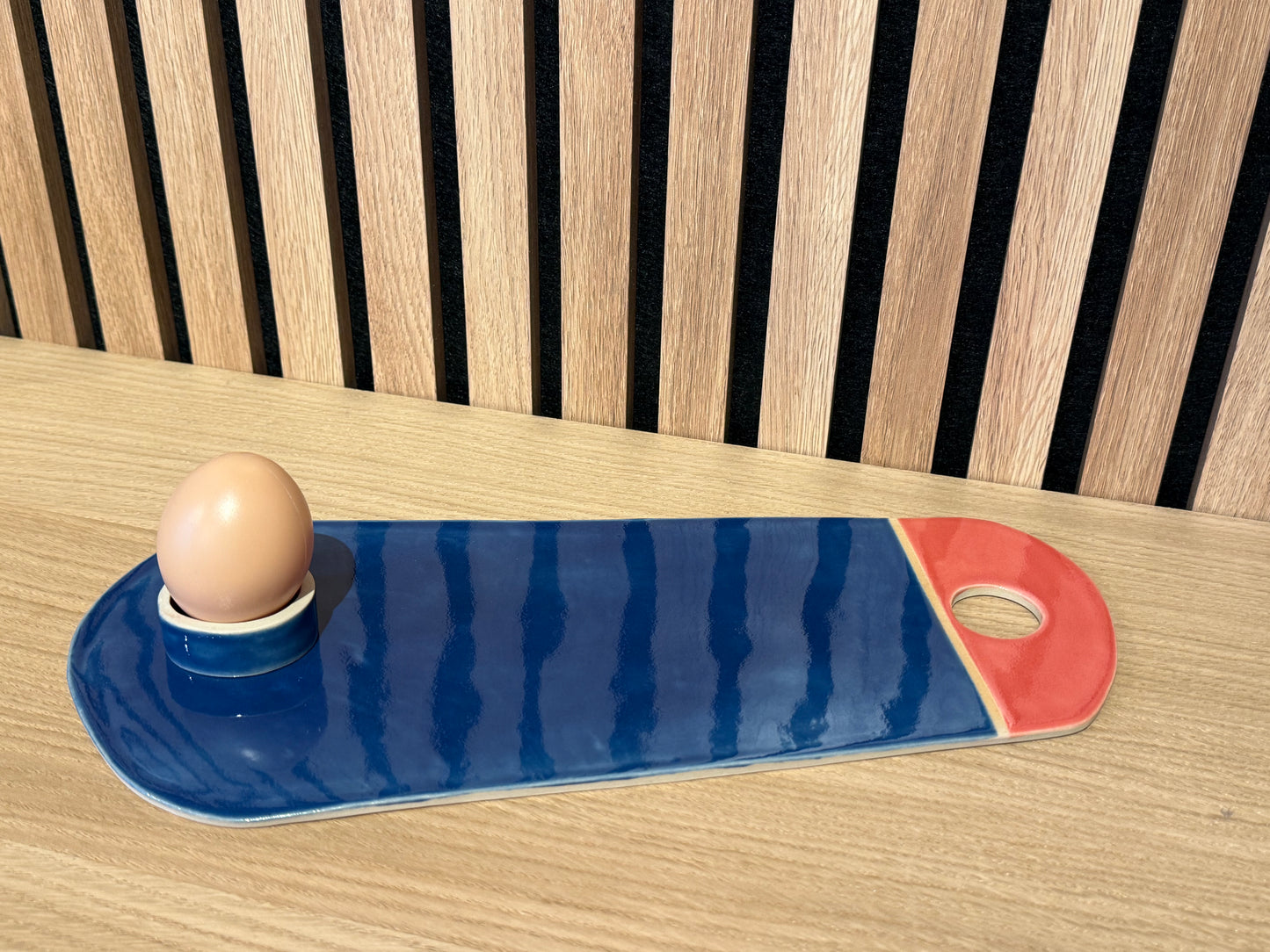 Planche color - bleu marine & rouge