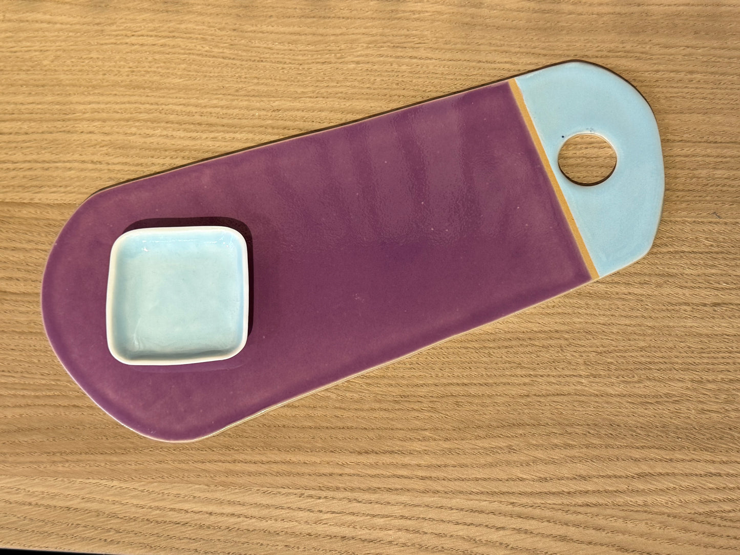 Planche Color - mauve & bleu ciel