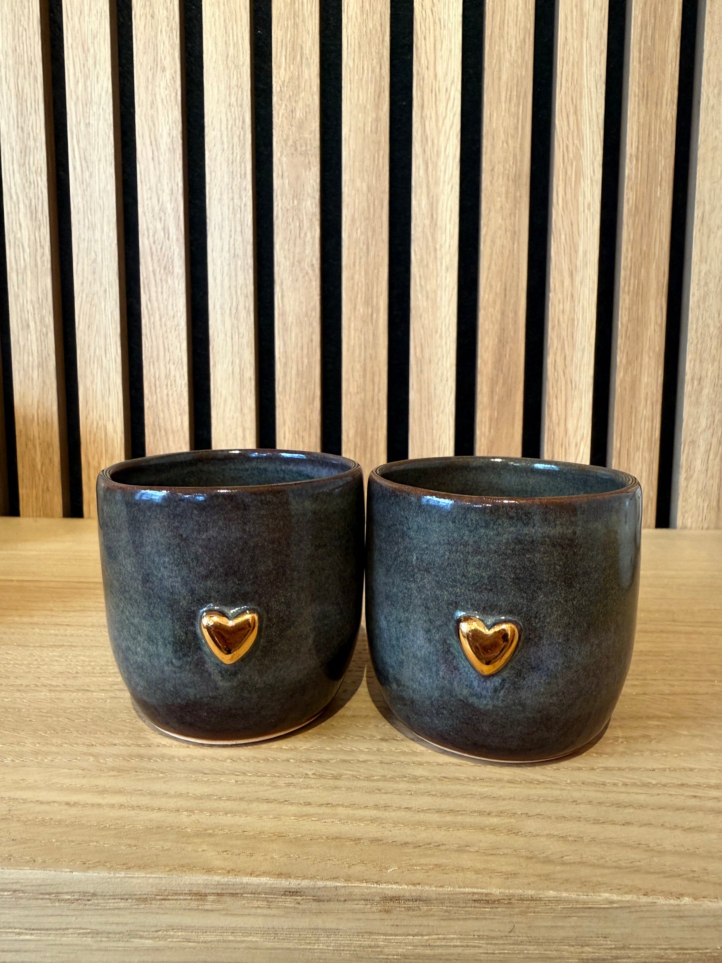Duo de petits mugs gris