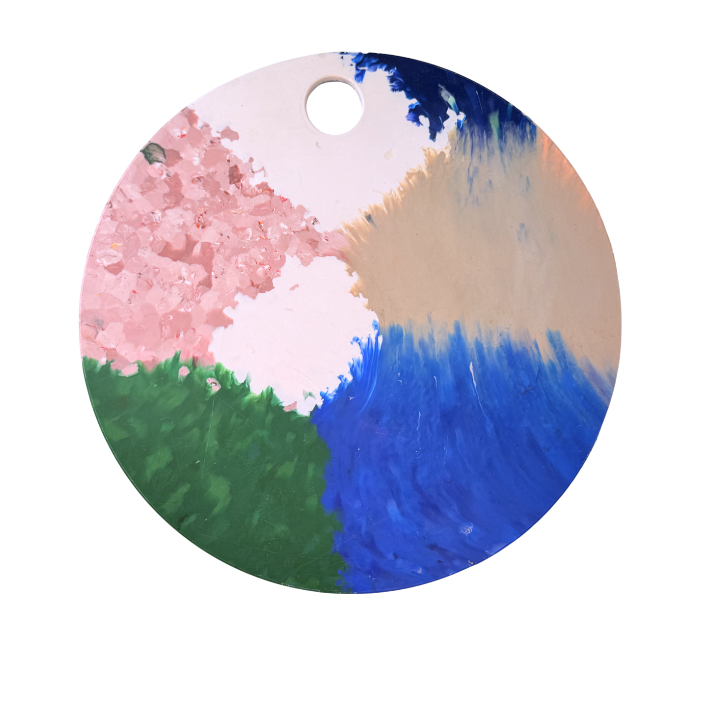 Planche ronde - printemps -