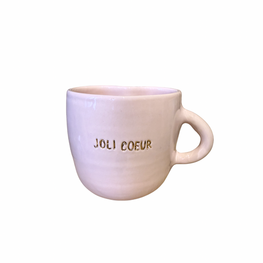 Mug rose "mots doux"