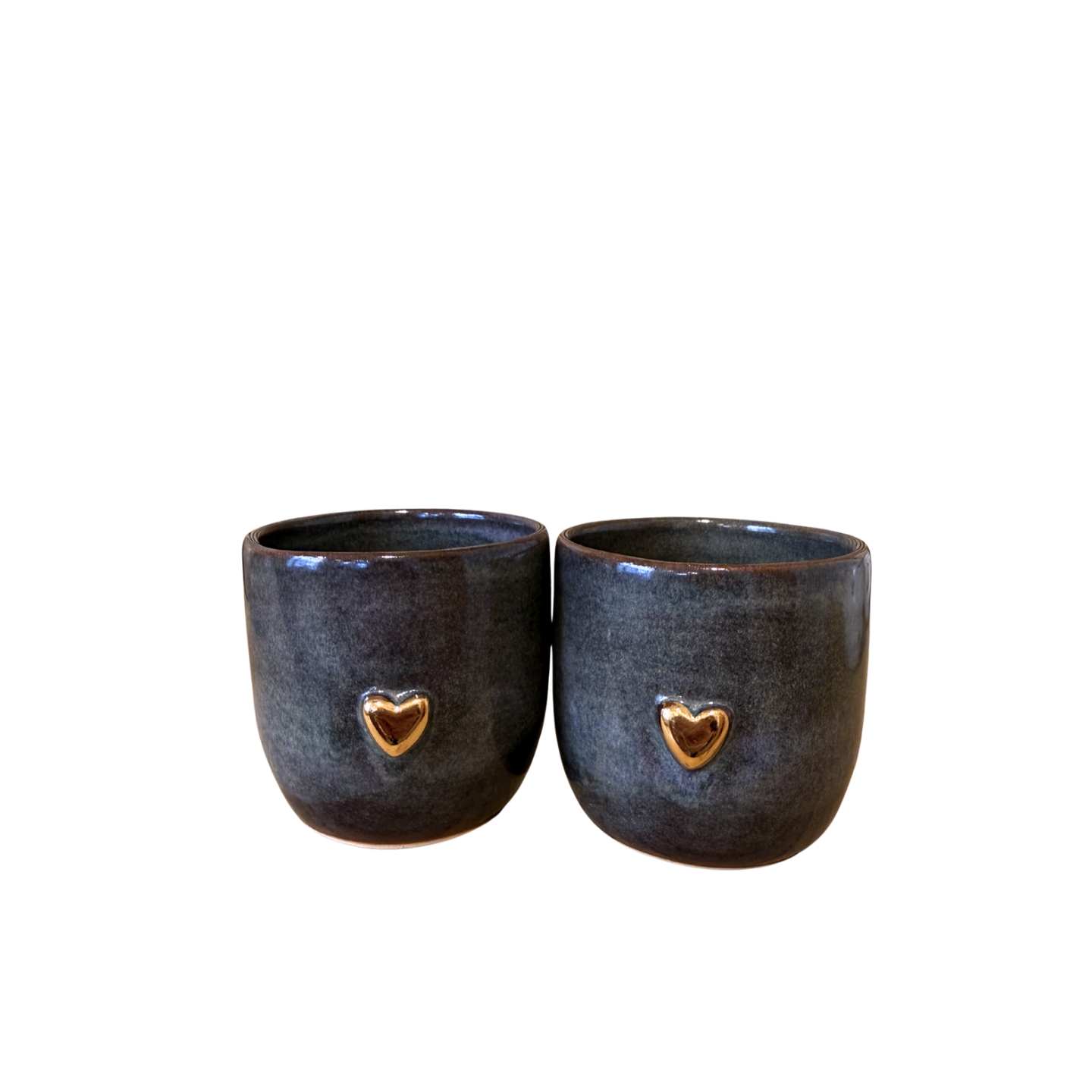 Duo de petits mugs gris