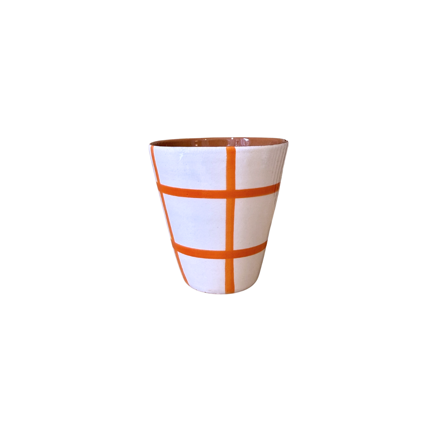 Tasse à espresso quadrillage