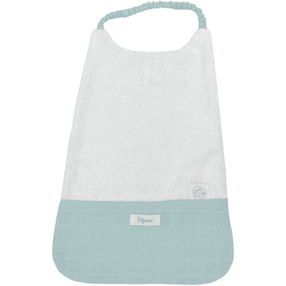 Bavoir élastiqué en coton bio