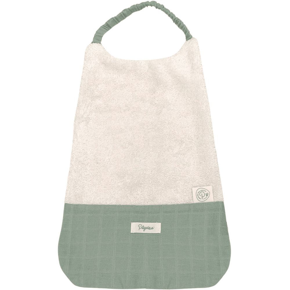 Bavoir élastiqué en coton bio