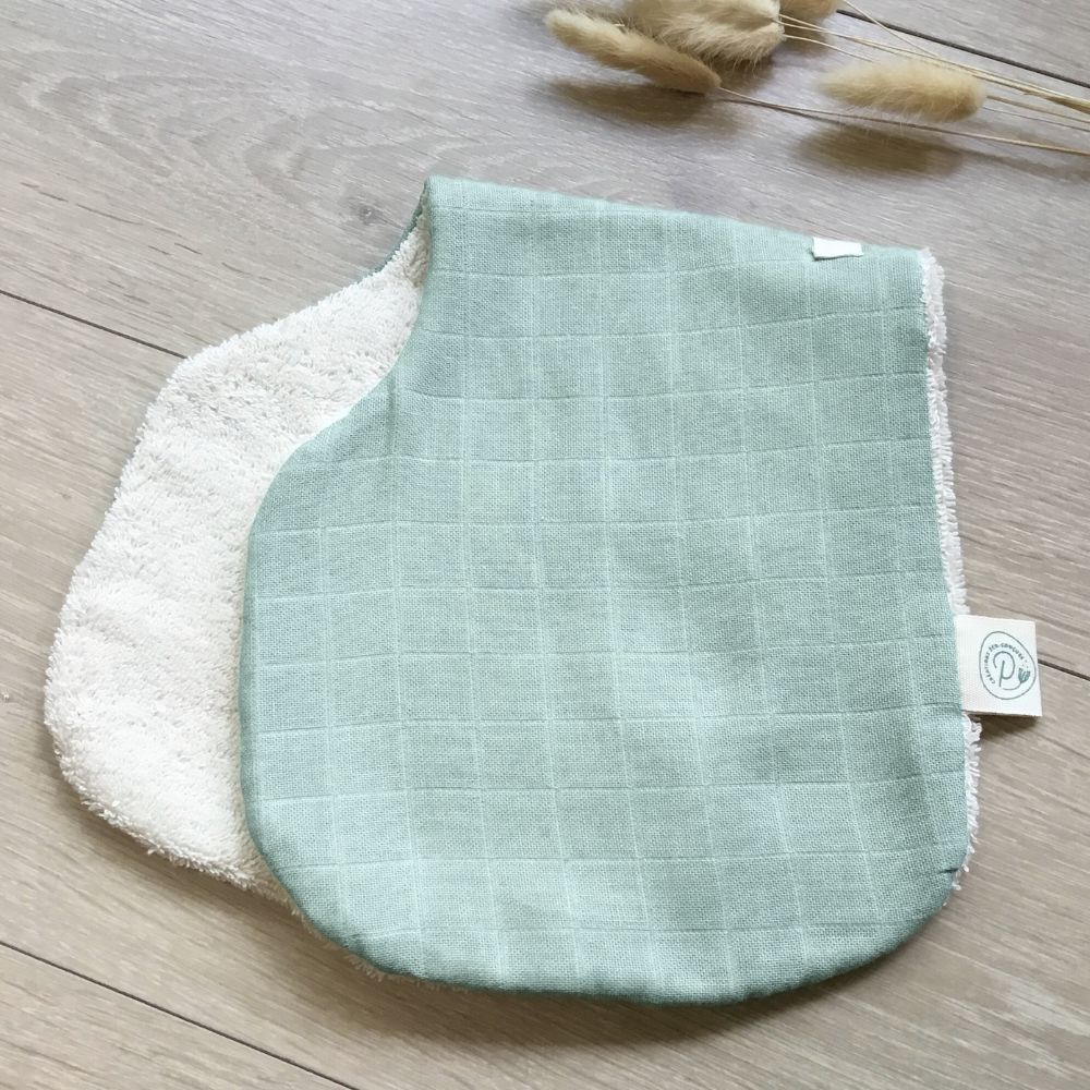 Bavoir d’épaule en coton bio