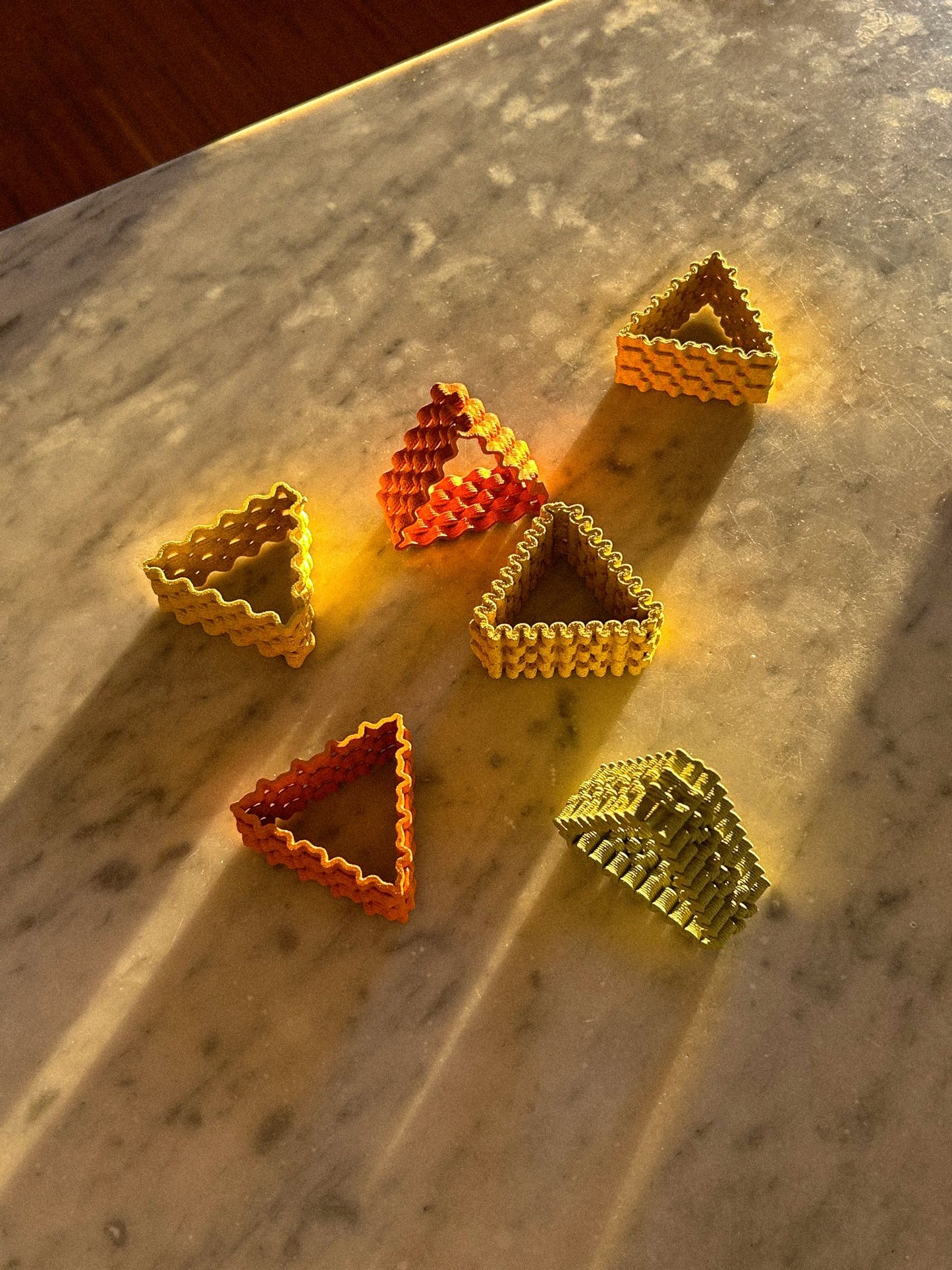 Set de 4 ronds de serviettes Fiocco